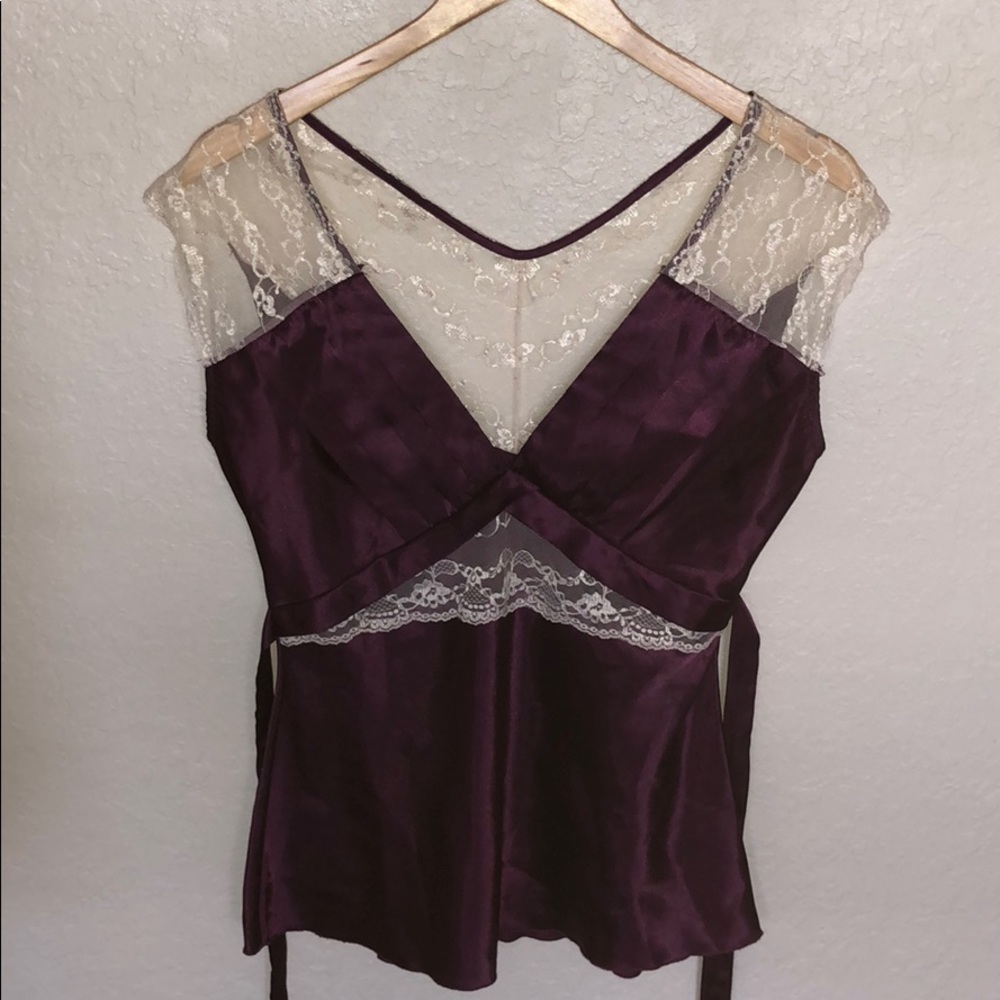 Lace Silk Blouse